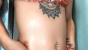 skylarbonez oiled shiny on louis vuitton bikini... boobs bouncin everywhere!!