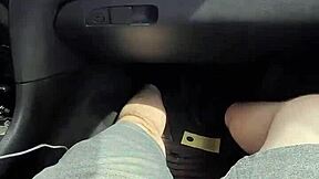 WOW, Public Car Handjob Leads to Massive Cumshot in Her Mouth During Blowjob!