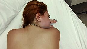 redhead's bloody first anal ends squirting orgasm hard