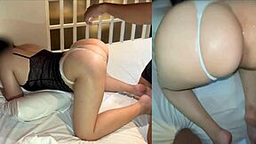 Great Chubby Asian Girl Doggy Fuck POV!