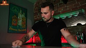 Barman Pounds Glamorous Big-Tits Bitch In Tight Dress Rough!