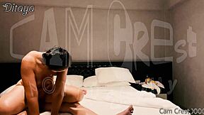 a sexy american guy and me his mature asian gf... hotel creampie sex was insane!!