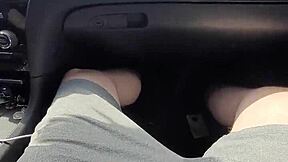 WOW, Public Car Handjob Leads to Massive Cumshot in Her Mouth During Blowjob!