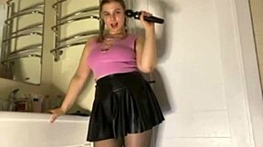 horny teen squirts fountain-style during hardcore pussy fuck