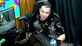 Victoria Camargo's hairy pussy bulges from panties bent over!