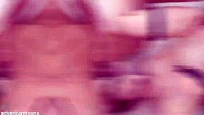 Mina k takes two huge cocks deep in dap anal bliss