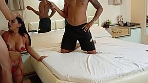 Hey babe 😍 filmed my slut wife getting her ass destroyed by Brazil's biggest cock ever on red full vid 🔥🍆💦