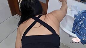 Stranger date turns toilet fuck with savannah watson 😈💦🚽