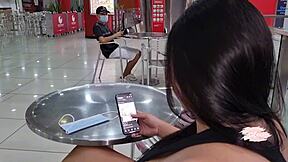 Stranger date turns toilet fuck with savannah watson 😈💦🚽