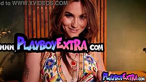 Skinny brunette teen Ophelia Fae strips naked for Playboy debut