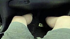 WOW, Public Car Handjob Leads to Massive Cumshot in Her Mouth During Blowjob!