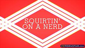 Hot cheerleader bends over for nerd's cock in classroom doggystyle!