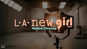 Radiant Brunette Stunner Reveals Her Sexy Body Emotionally