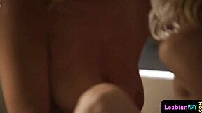 My petite teen pussy throbs licked wildly by busty milf girlfriend