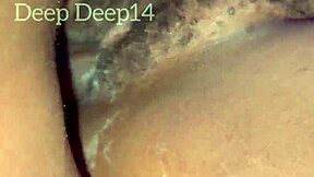 look at this ebony babe's pussy vibrating wild after just six hard rounds