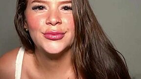 Petite Bedroom Fuck with Best Friend's Brother Ends in Mouthful of Cum