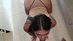 morena tetona bounces on monster cock screaming till creampie floods her