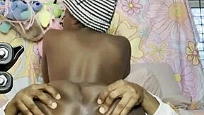 Petite ebony midget homemade couch fuck with huge bbc florida style