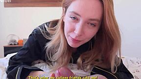 Skinny oiled stepdaughter spanks and fucks stepdad to skip college taboo