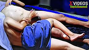 Indonesian Teen Pays Rent With Massage Fingering Cumshot