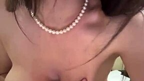 Jerking Off Loads On Neighbor's Massive Milky Natural Tits