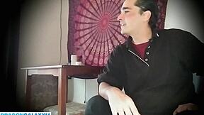 neighbor slut bent over anal creampie closeup pounding