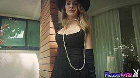 Kimmy Granger strips petite classy body bare