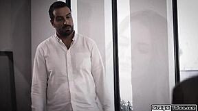 small tits teen gets pounded by older bf 😍🍆