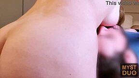 myst duo's big ass latina smothers stepdad's face with her huge natural tits