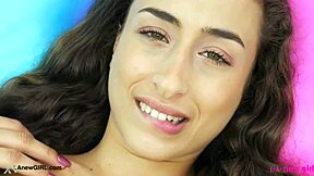 Radiant Brunette Stunner Reveals Her Sexy Body Emotionally