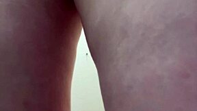 BBW BLONDE TEEN MASTURBATES to intense ORGASM in public CHANGING ROOM FITTING AREA