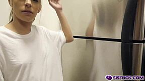 Kimmy Granger Catches Stebro's Monster Cock Jerking Off