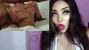 Nuestra pasión moja todo mientras mi amante latina con tetas grandes gime en pov creampie