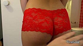 stepbro POUNDS stepsis hard then CUMS on her ass 😈💦
