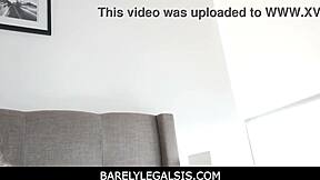 my tiny 18+ stepsis lets me fuck her barely legal tight holes