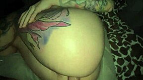 Petite latina teen bends for big cock doggy assfucking!