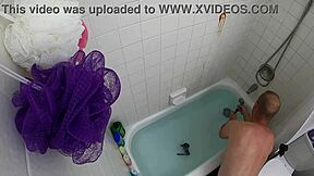 candy cruise gags hard on cock in pool tub ya see