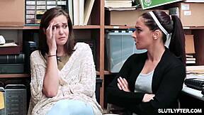 Stepdaughter Alexia Anders Caught Stealing Fucked Hard by Officer Will Pounder