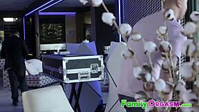 VOYEUR STEPSISTER DEVOURS STEPBROTHER'S HAIRLESS COCK Till Orgasm!