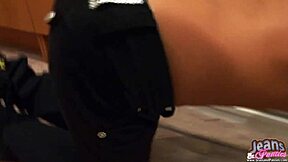 Skinny Jeans Tease Makes You Rock Hard