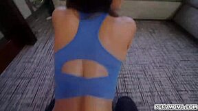 STEPMOM SUCKS STEPSON'S CUM LOAD After He Fills Her Tight Hole!