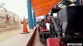 Shaved Jillian Rides Cock with Deepthroat Creampie Finish