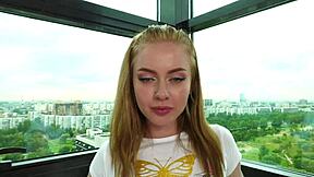 Huge Cock Stretches 18yo Agata Briz! Cum Explodes In Her Pretty Mouth