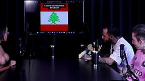 Alice Vasconcelos BDSM Casting Interview Toys Group Fuck Sheer Red