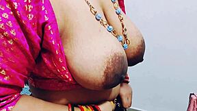 Desi Indian Step Mom's Wet Pussy Takes Step Son's Rough Outdoor Thrusts