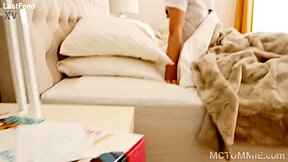 innocent stephanie moon masturbates her tight pussy