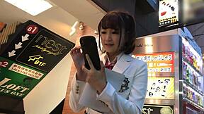 Rare Akihabara Idol Backstage Perks Face Full of Cum Photoshoot Option