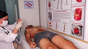 erection pops up right in front of hot nurse wanna see