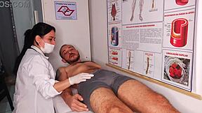 erection pops up right in front of hot nurse wanna see