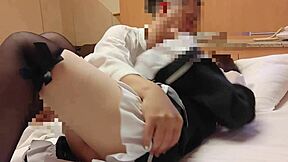 rem the maid lets me creampie her tight pussy after blowjob and licks